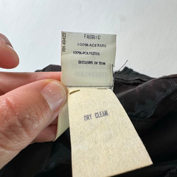 Vintage Gunne Sax by Jessica McClintock Black Lace Strapless Corset Dress xs - Picture 5 of 8